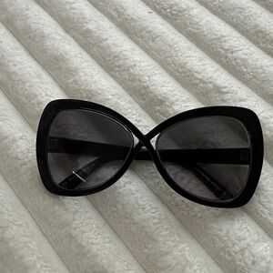 Tom Ford Black Oversized Sunglasses